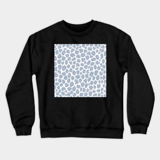Blue leopard print Crewneck Sweatshirt
